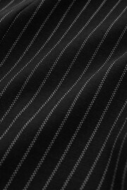 Black Stripe Jersey Blazer Mini Dress - Image 6 of 6