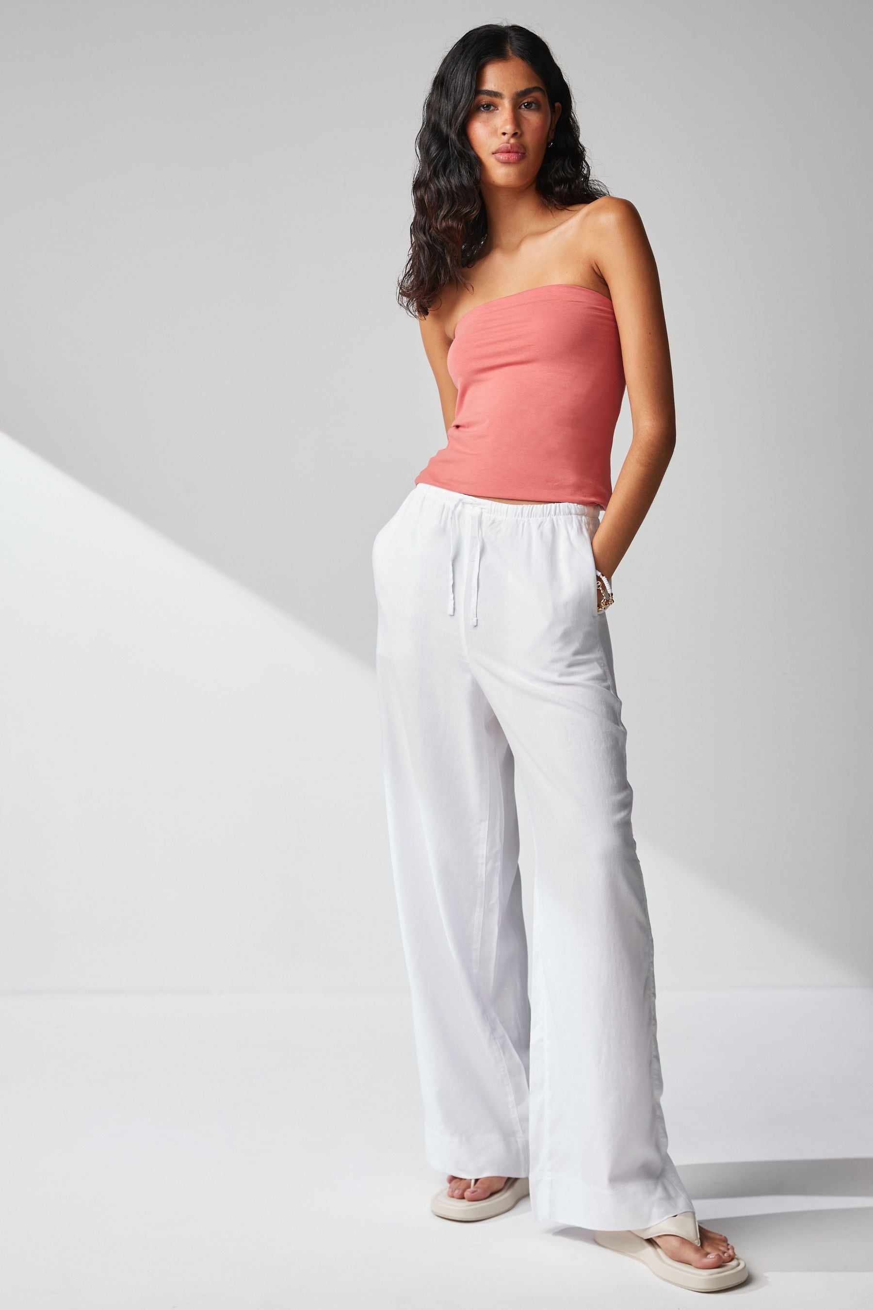 White tie trousers discount