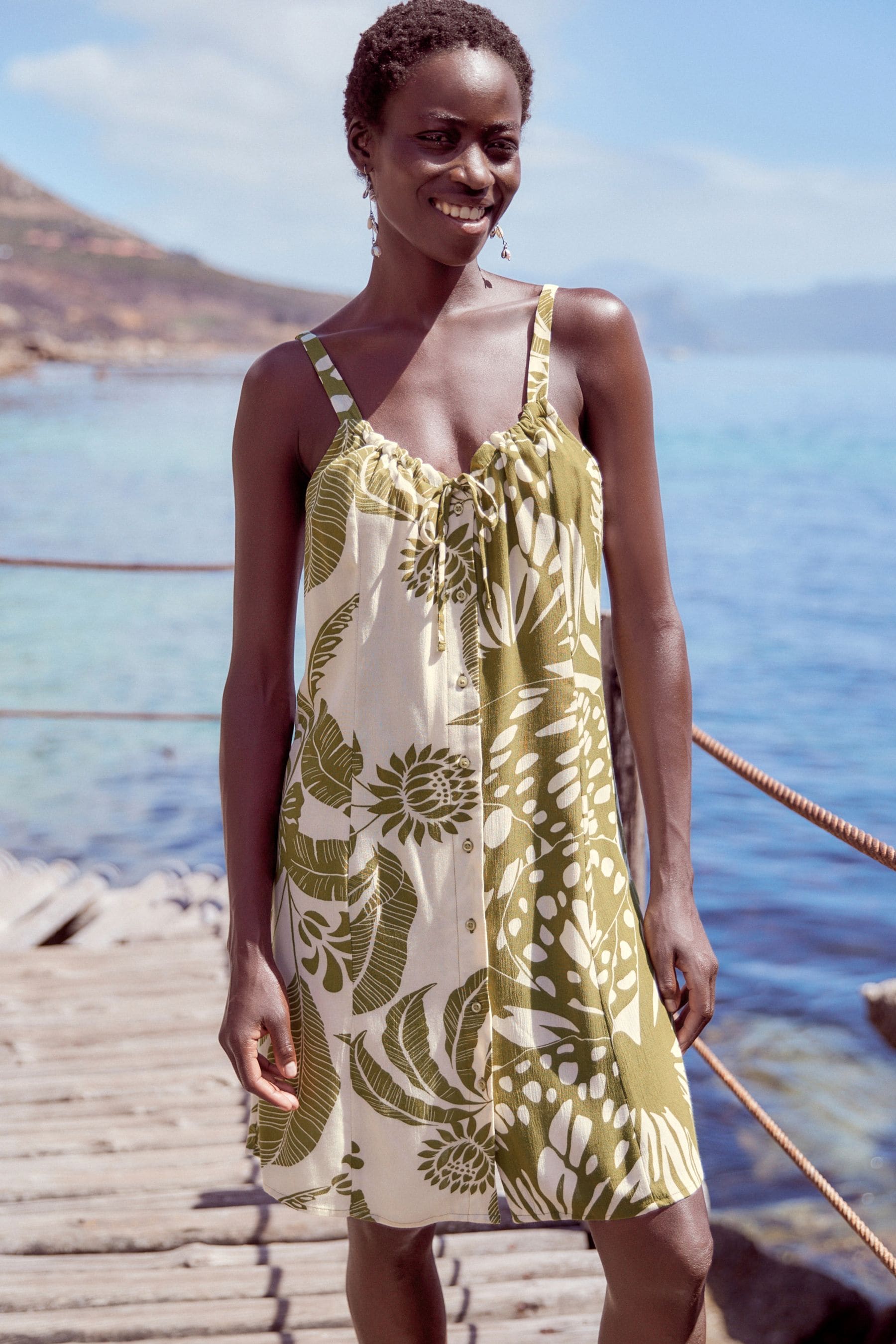 Tie front summer dress outlet