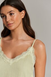 B by Ted Baker Yellow Cotton Slip - Image 4 of 6