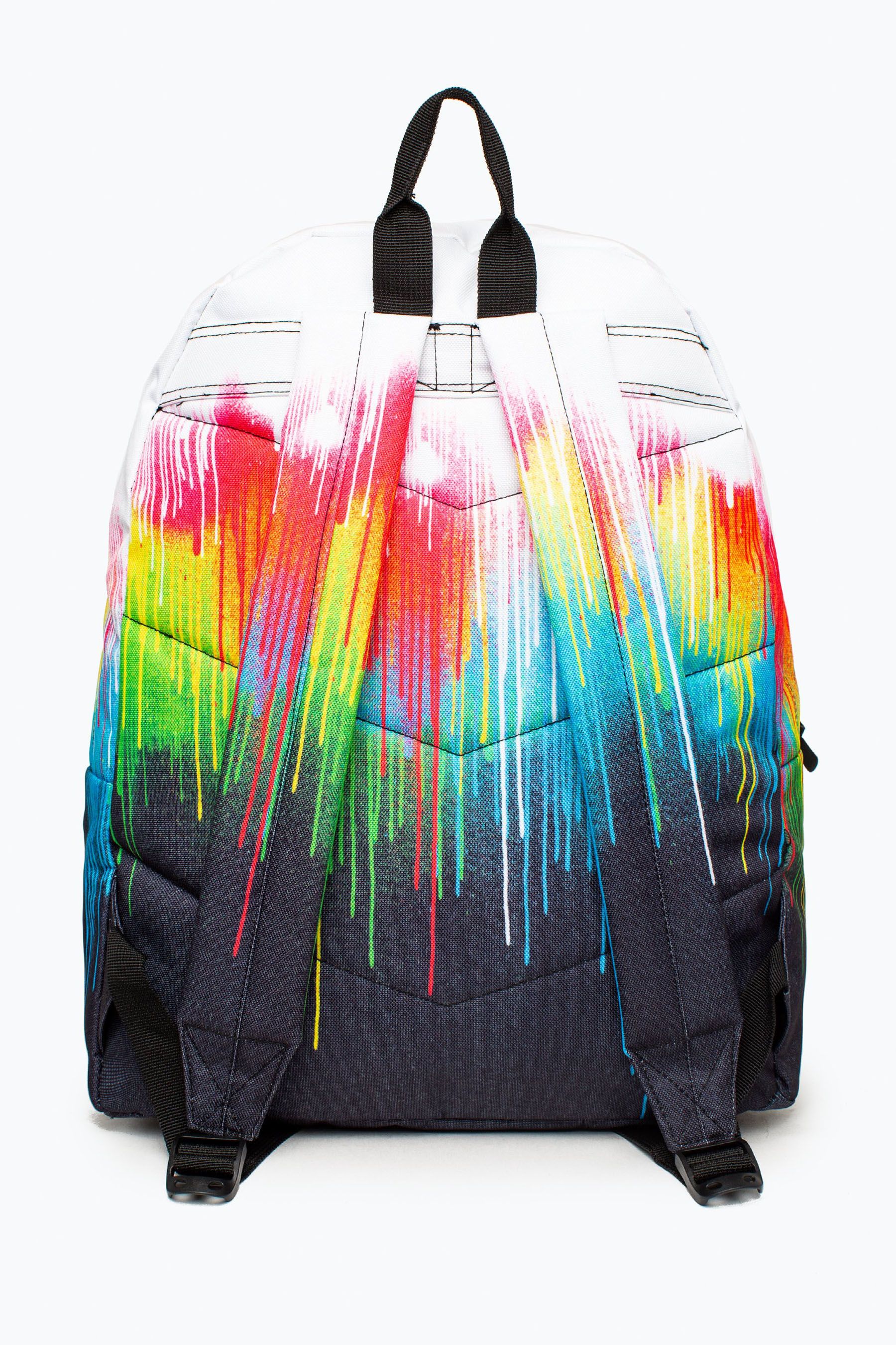 Buy Hype. Multi Coloured Single Graffiti Drip White Backpack from Next Luxembourg