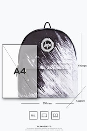 Hype. Boys White Scratch Black Backpack - Image 6 of 11