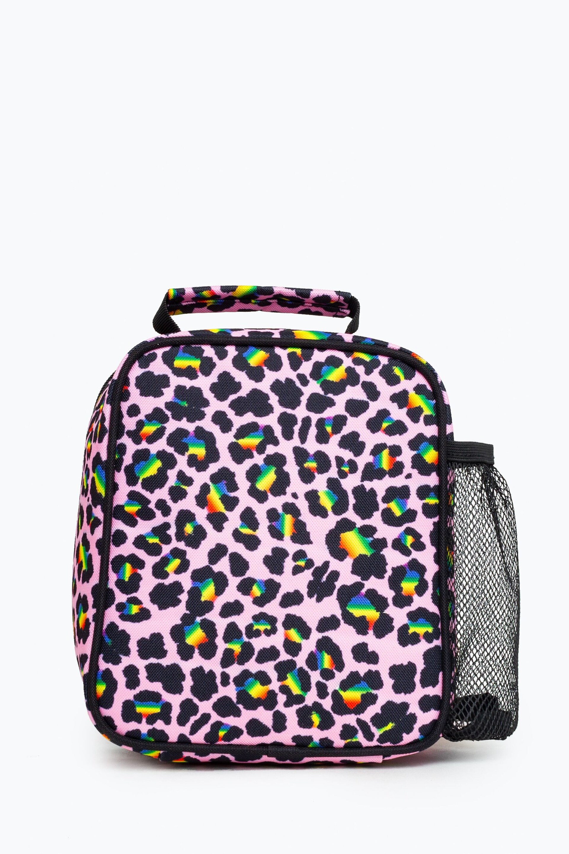 Hype. Rainbow Leopard Animal  Lunch Box - Image 3 of 8