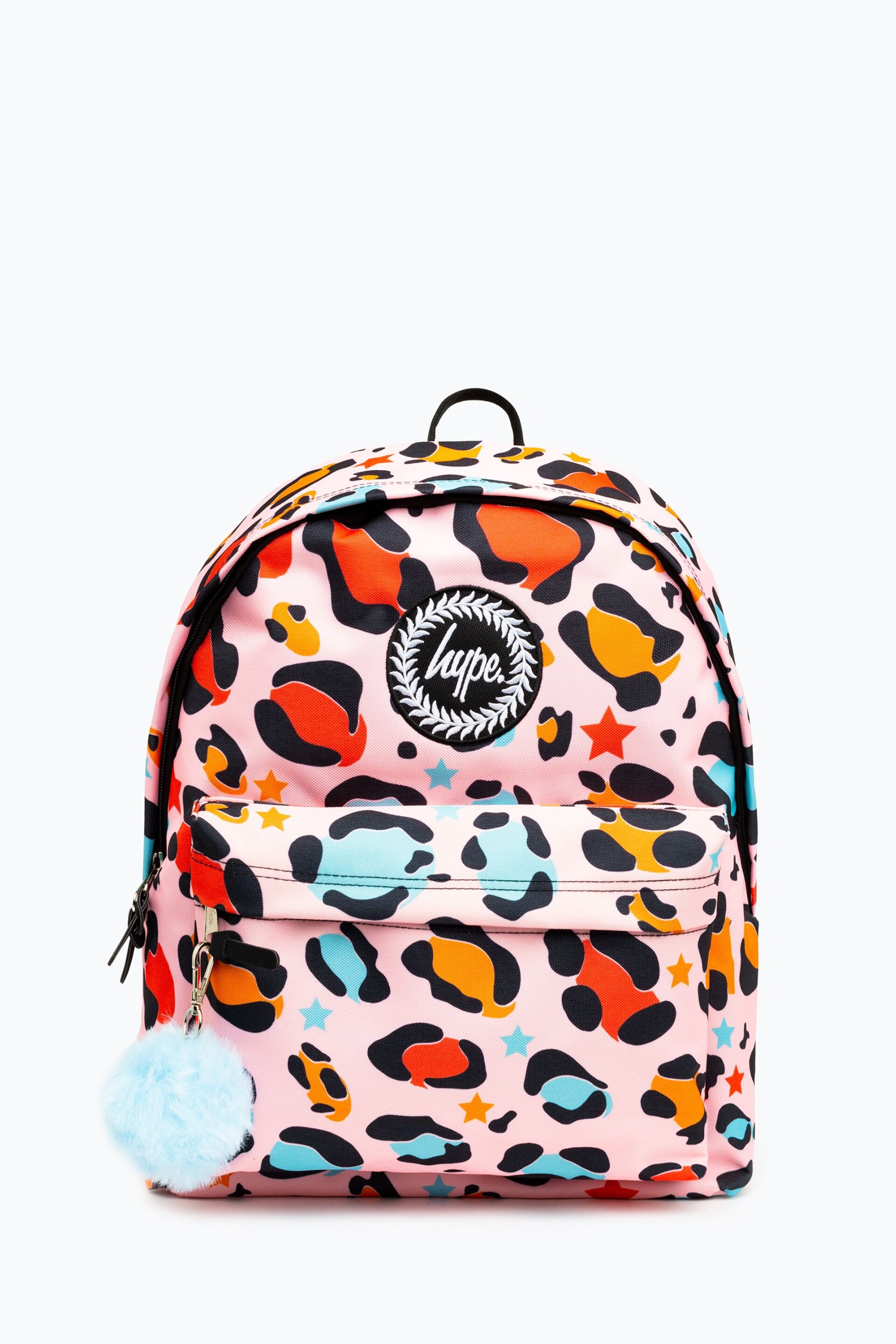 Hype. Star Leopard Pink Backpack - Image 1 of 13