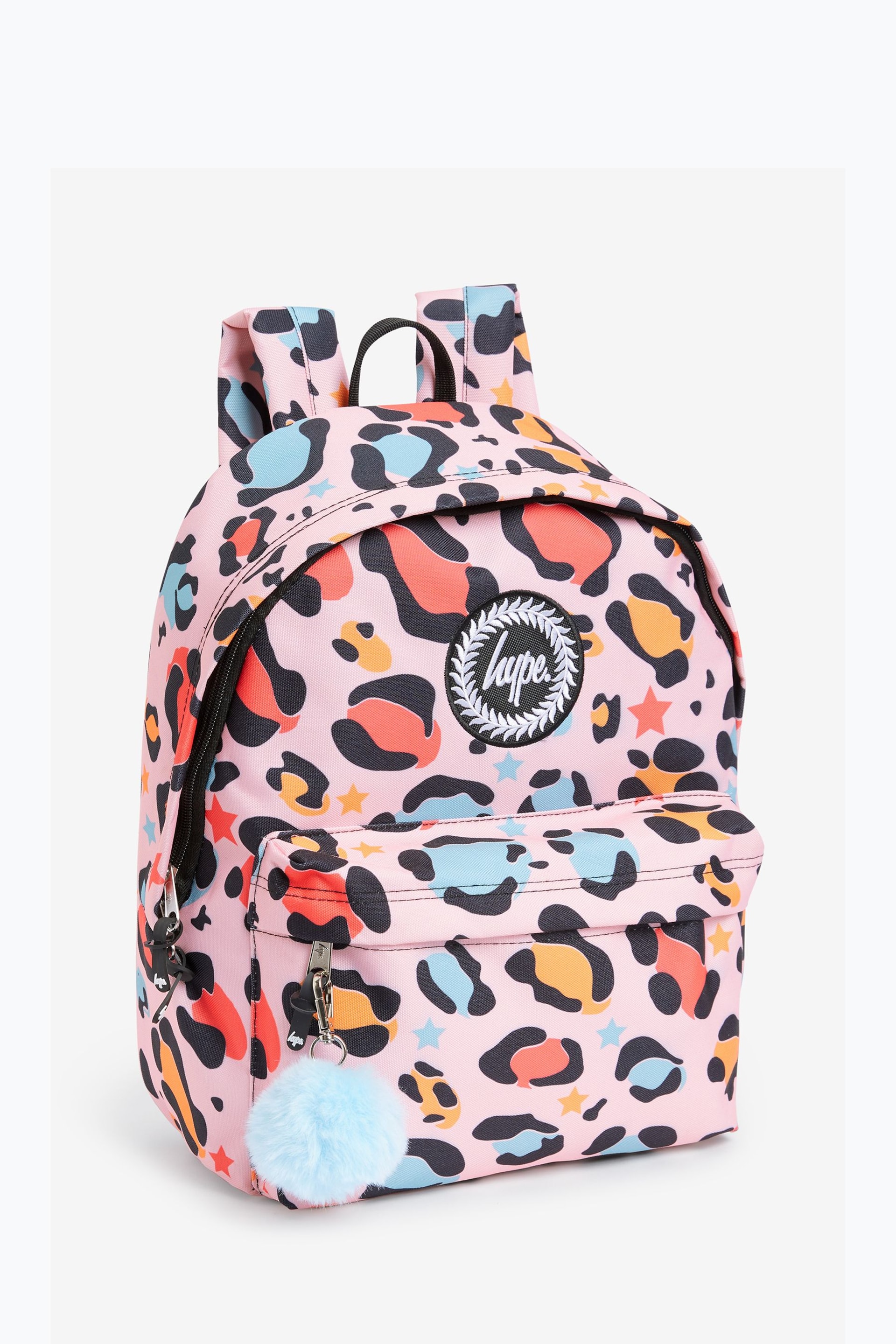 Hype. Star Leopard Pink Backpack - Image 2 of 13