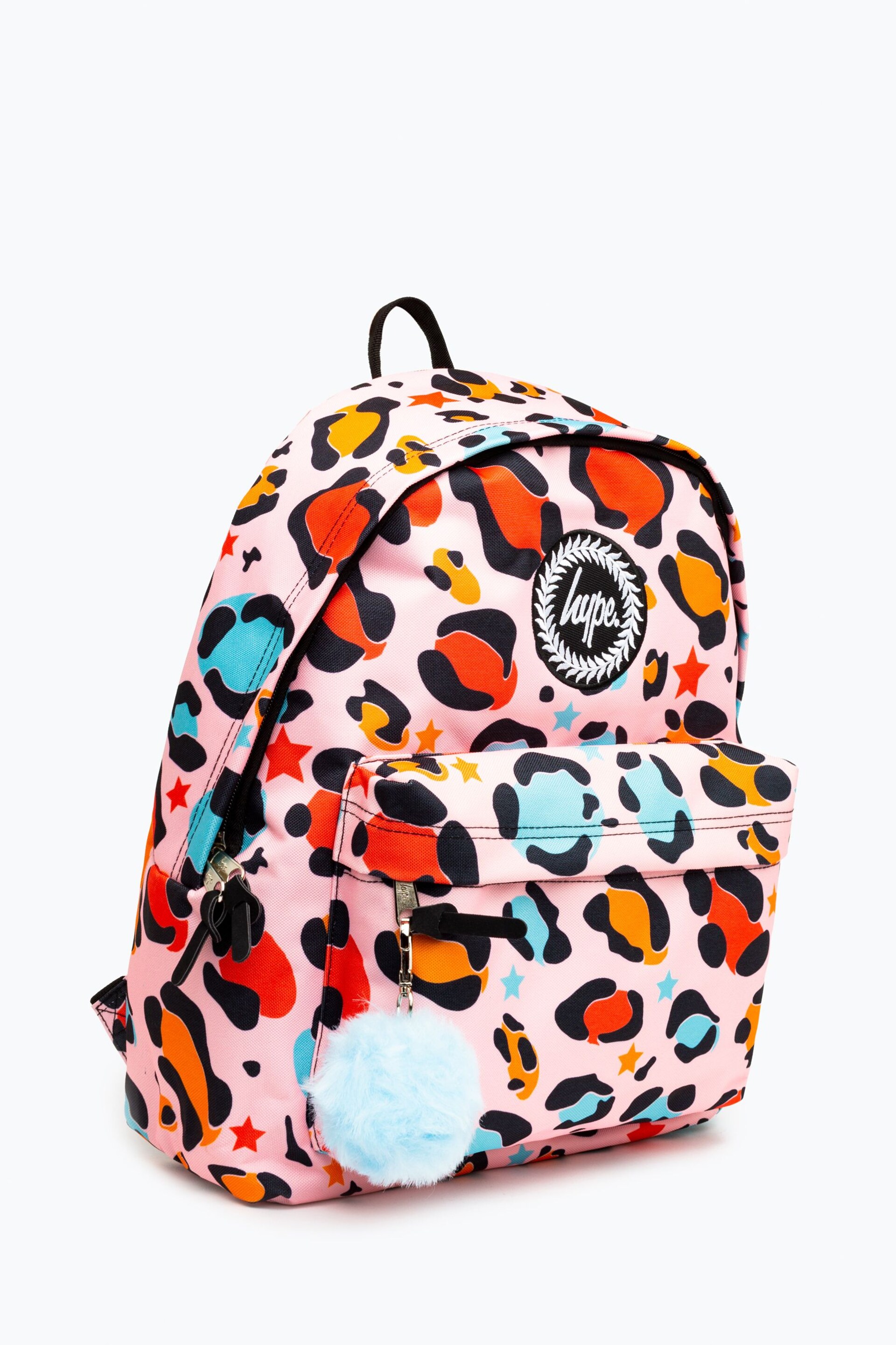 Hype. Star Leopard Pink Backpack - Image 5 of 13