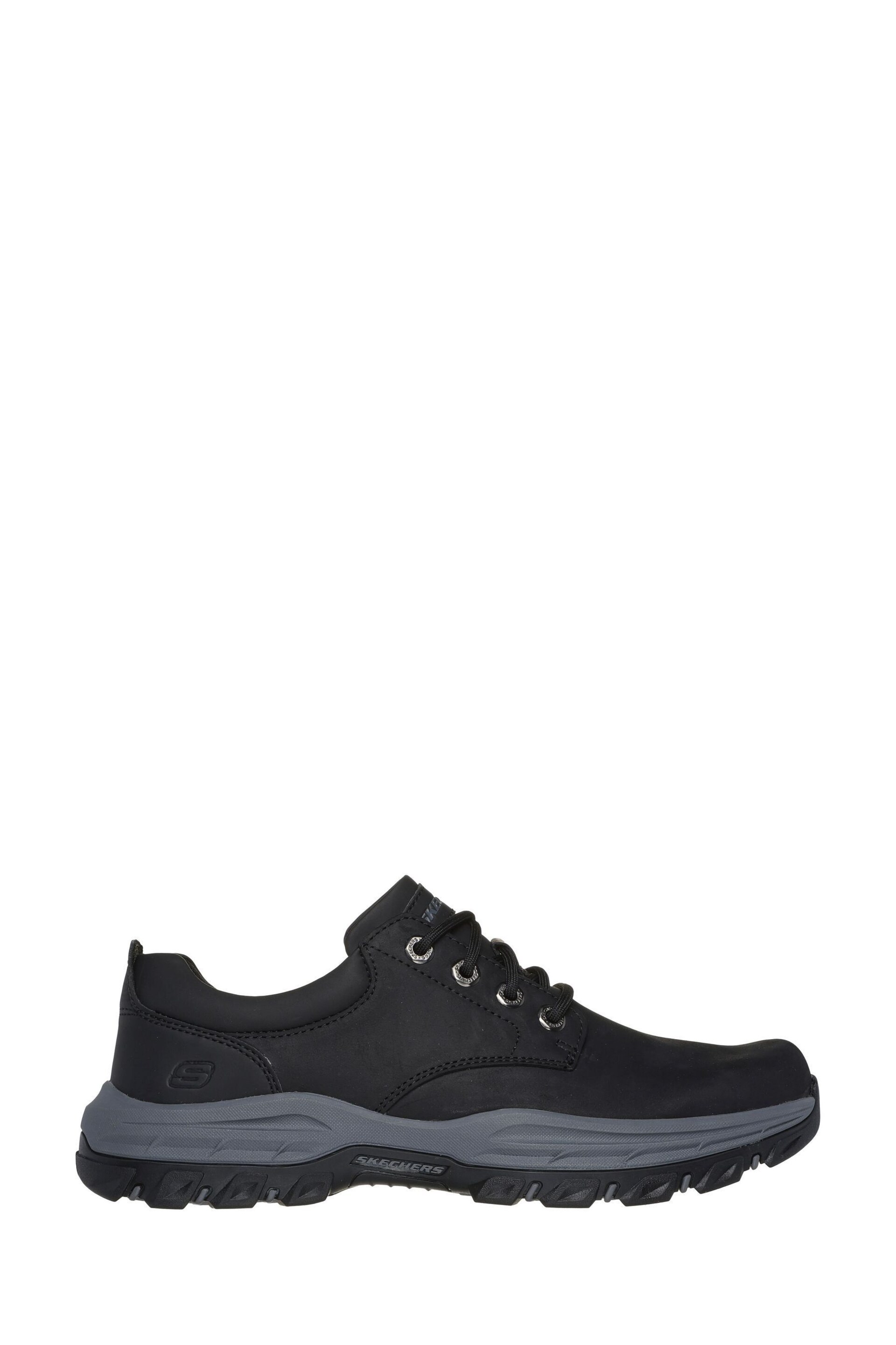 Skechers Black Knowlson Leland Lace-Up Shoes - Image 4 of 5