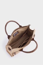 OSPREY LONDON The Maverick Canvas & Leather Workbag with Washbag - Image 4 of 7