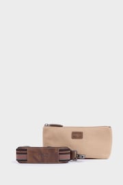 OSPREY LONDON The Maverick Canvas & Leather Workbag with Washbag - Image 5 of 7