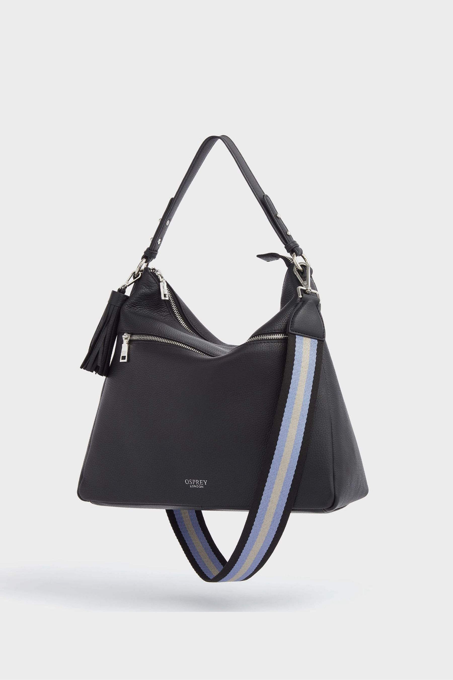 OSPREY LONDON Natural The Stella Leather Hobo Bag