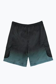 Hype. Kids Multi Gradient Fade Cargo Swim Black Shorts - Image 1 of 4