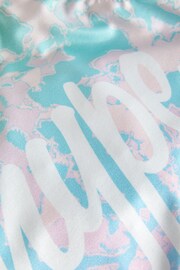 Hype. Girls Pink Multi Pastel Tie Dye Swimsuit - Image 3 of 3