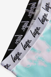 Hype. Girls Pink Multi Pastel Tie Dye Leggings - Image 4 of 5