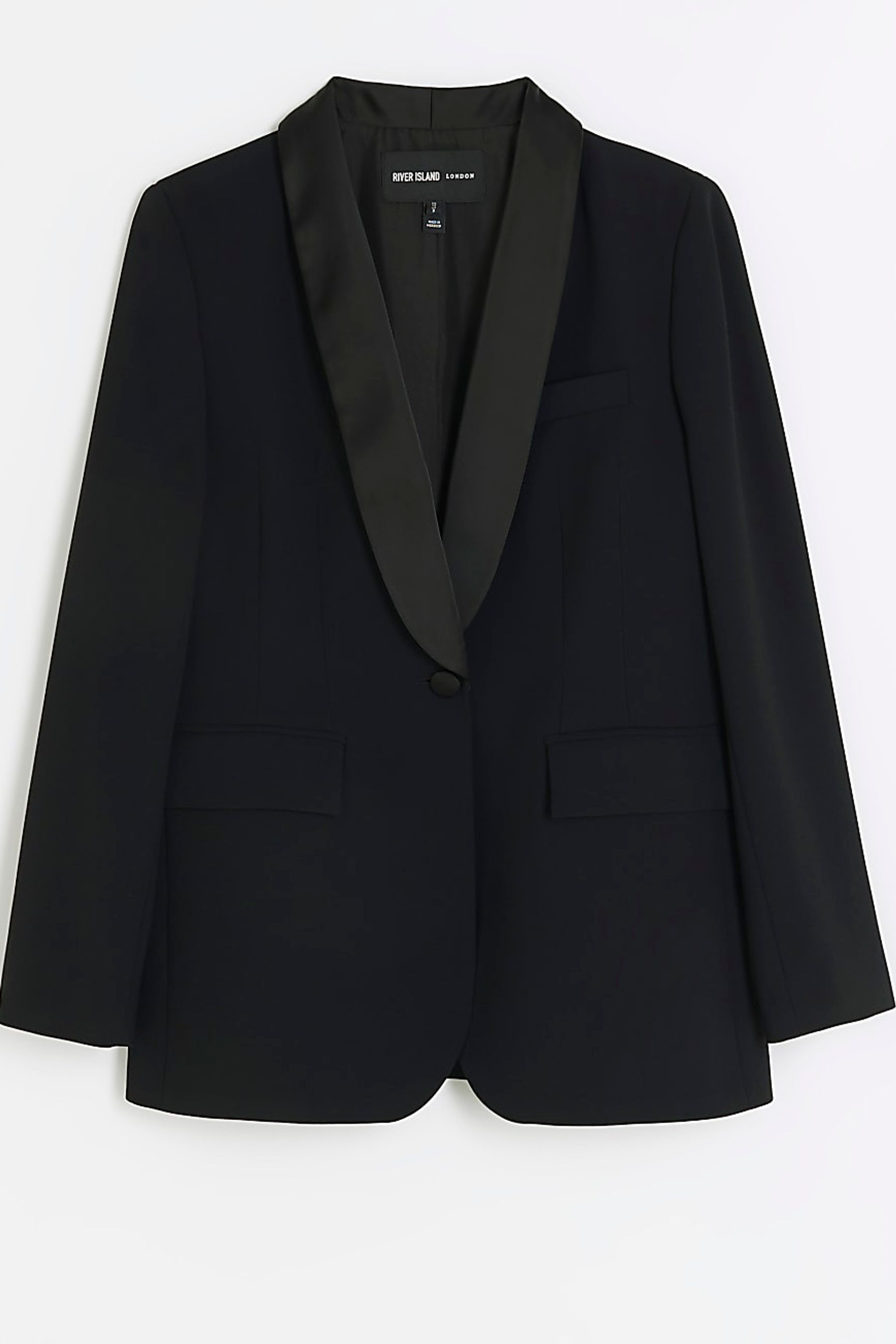 River island tux blazer cheap