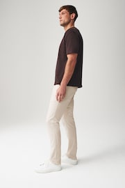 Ecru White Skinny Fit Stretch Chino Trousers - Image 3 of 9