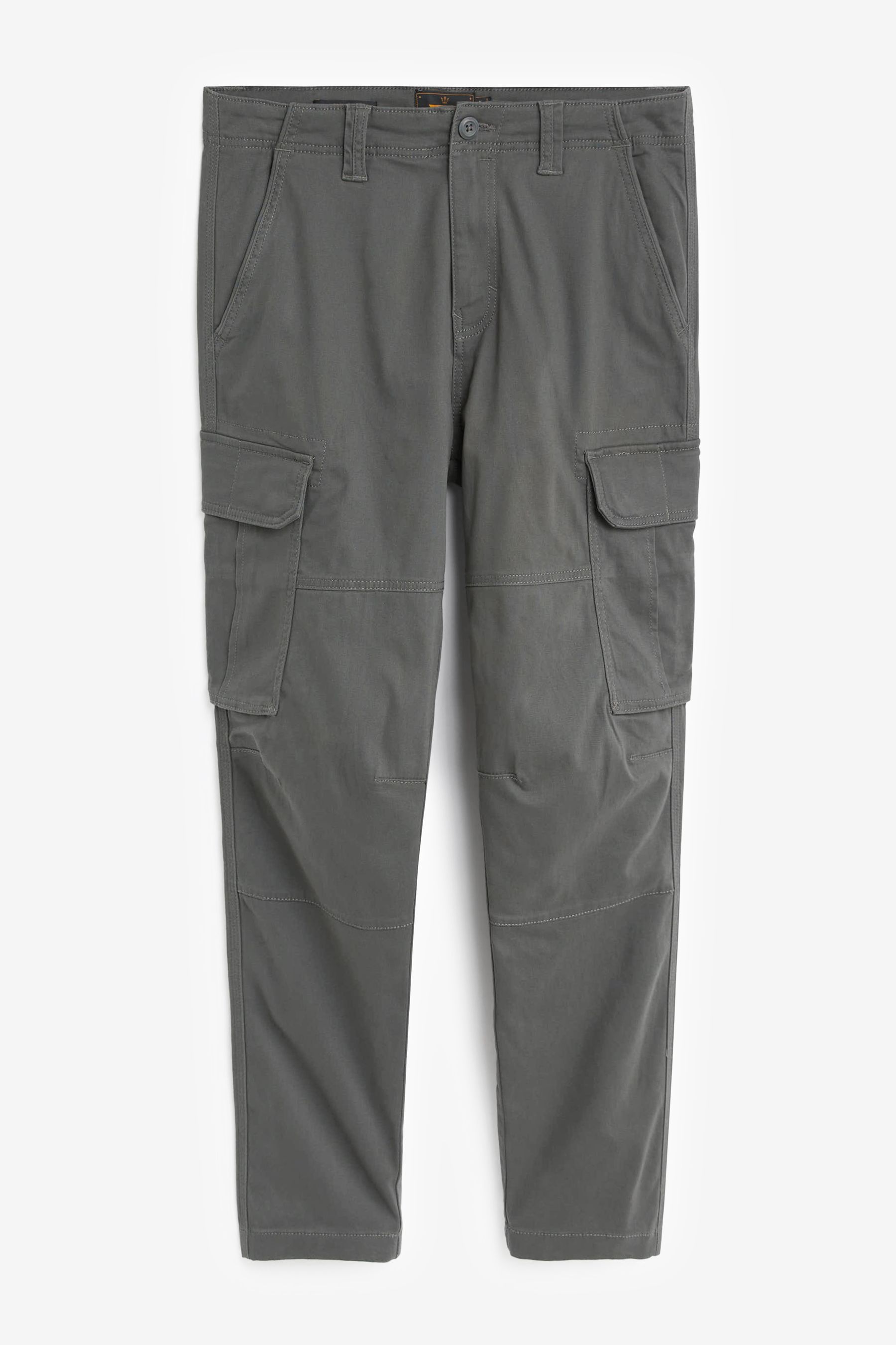 Mens skinny black cargo trousers online