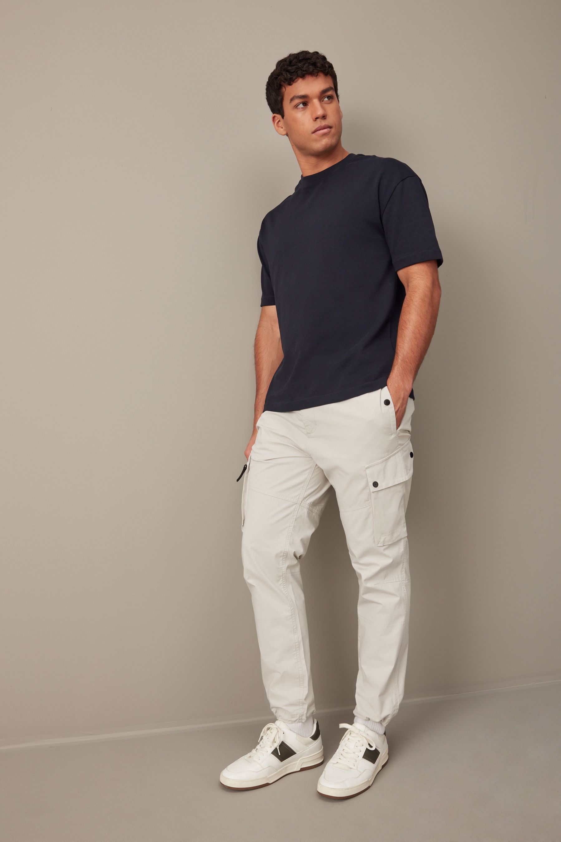 Next white trousers online