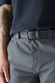 Blue Relaxed Belted Tech Cargo Trousers - Image 5 of 11