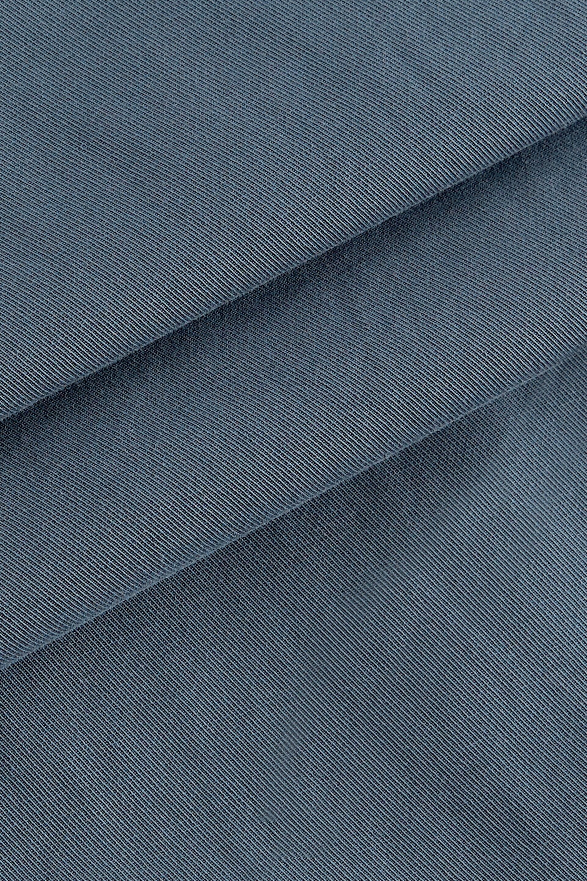 Blue Belted Linen Blend Trousers - Image 12 of 12