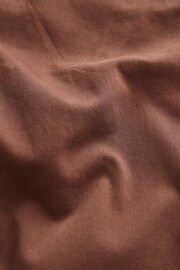 Rust Brown Slim Fit Premium Laundered Stretch Chinos Trousers - Image 7 of 7
