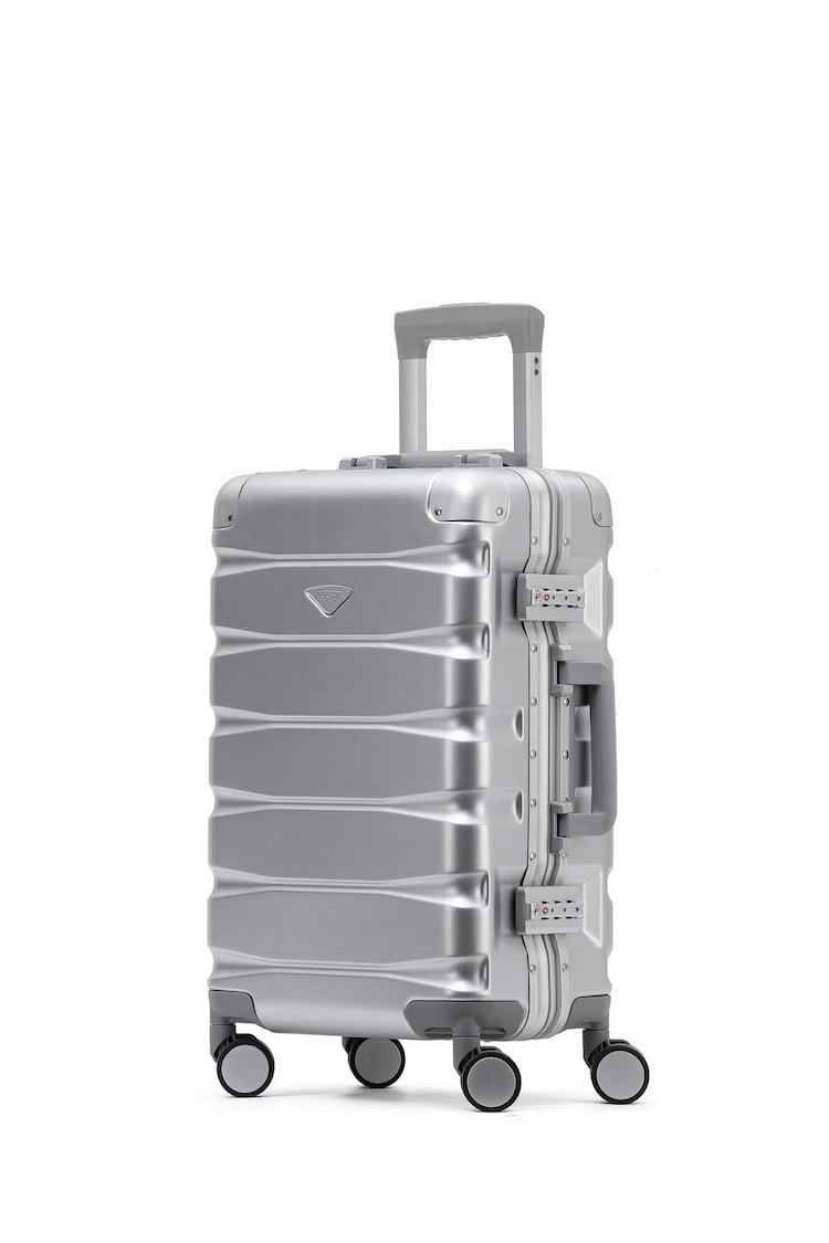 Flight Knight Silver Premium Hard Shell ABS Cabin Carry On Case - Image 1 of 7