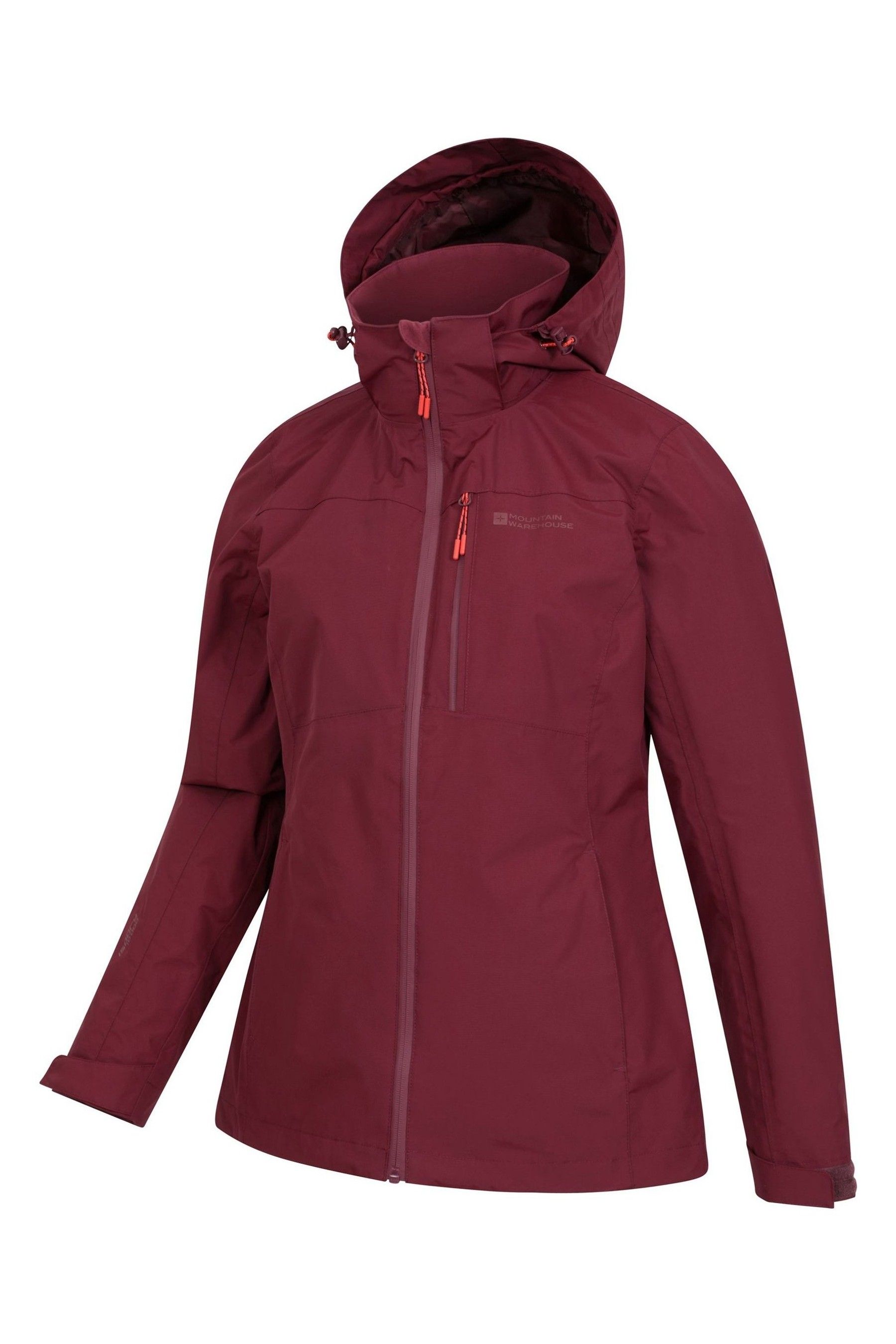 Buy Mountain Warehouse Red Womens Rainforest II Extreme Waterproof Jacket from Next Luxembourg