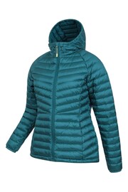 Mountain Warehouse Blue Womens Skyline Extreme Water Resistant Down Jacket - Image 2 of 9