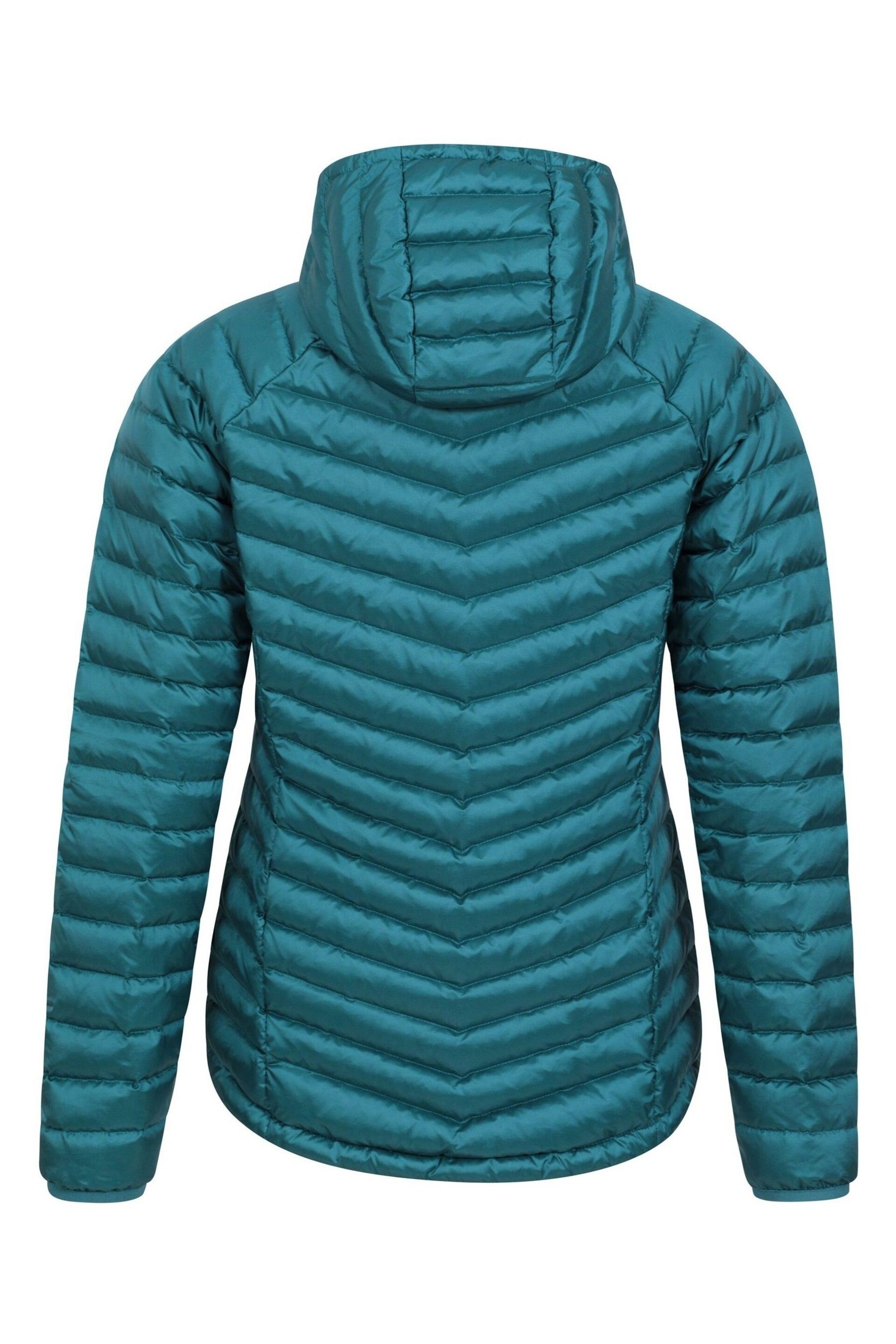 Mountain Warehouse Blue Womens Skyline Extreme Water Resistant Down Jacket - Image 3 of 9