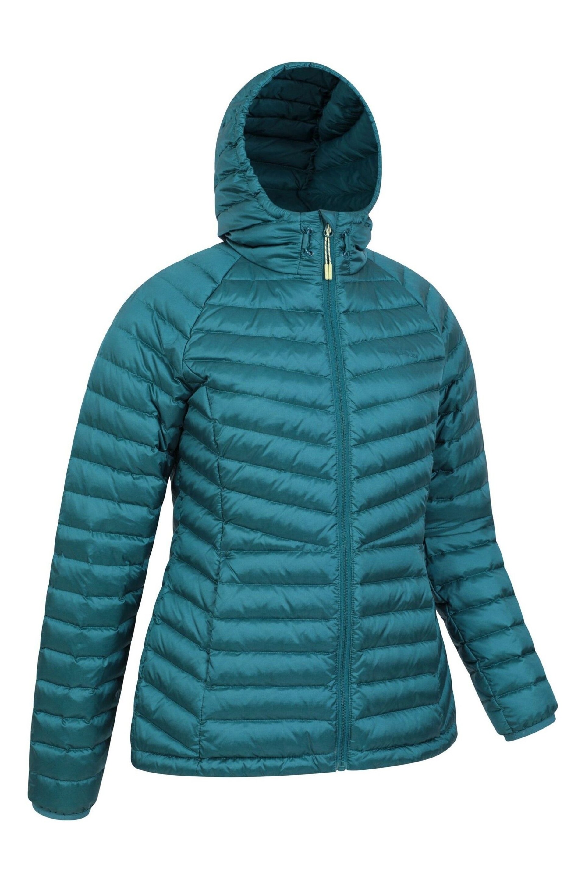 Mountain Warehouse Blue Womens Skyline Extreme Water Resistant Down Jacket - Image 4 of 9