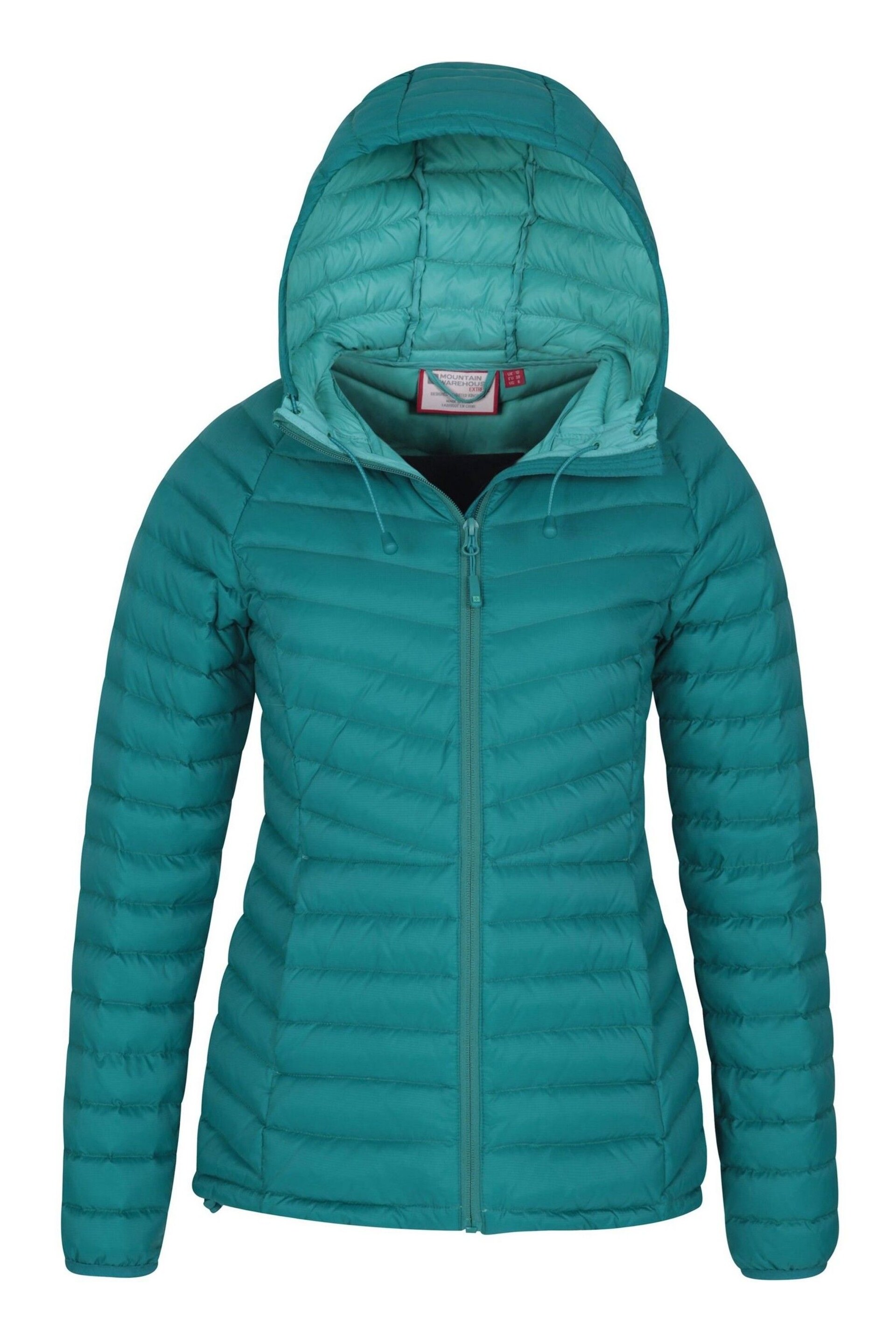 Mountain Warehouse Blue Womens Skyline Extreme Water Resistant Down Jacket - Image 5 of 9