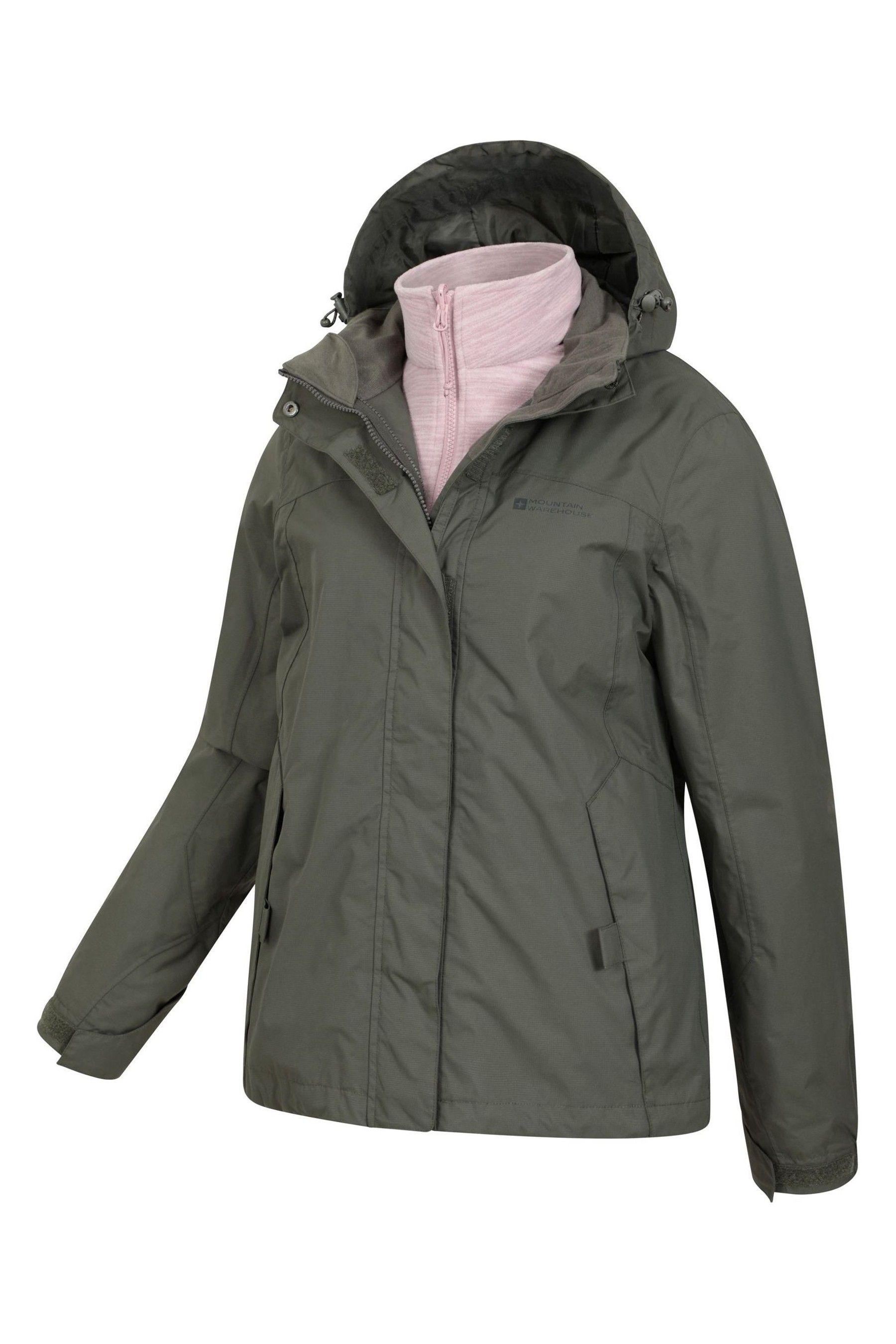 Buy Mountain Warehouse Green Womens Storm Waterproof 3 In 1 Jacket from the Next UK online shop