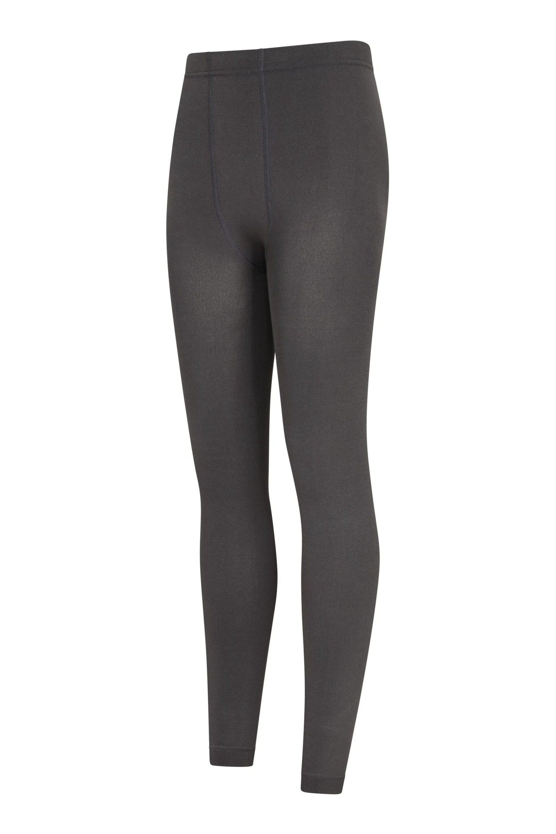 Mountain Warehouse Grey Womens Fluffy Fleece Lined Thermal Leggings - Image 4 of 5