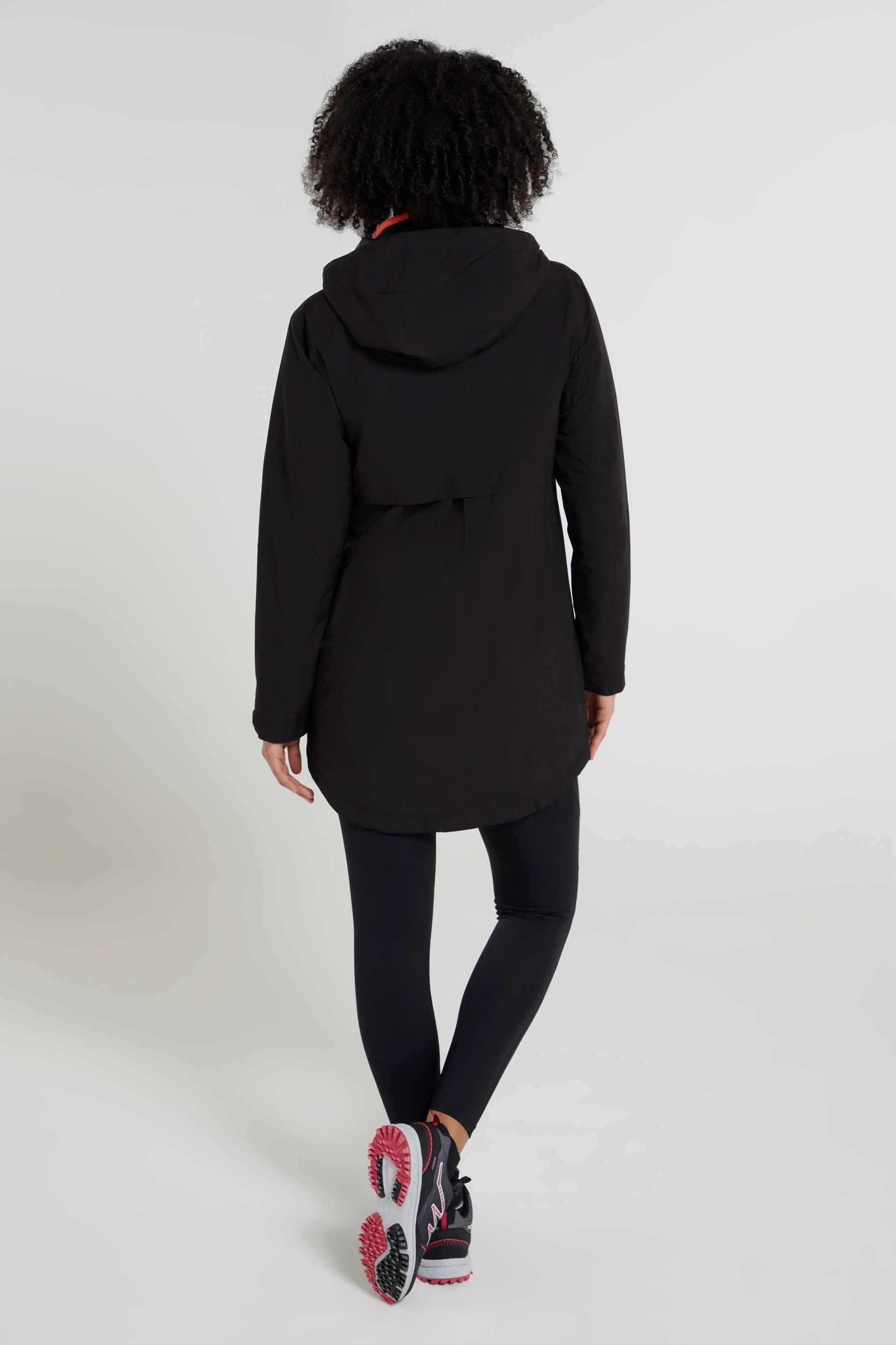 Mountain Warehouse Light Black Womens Hilltop II Waterproof Jacket