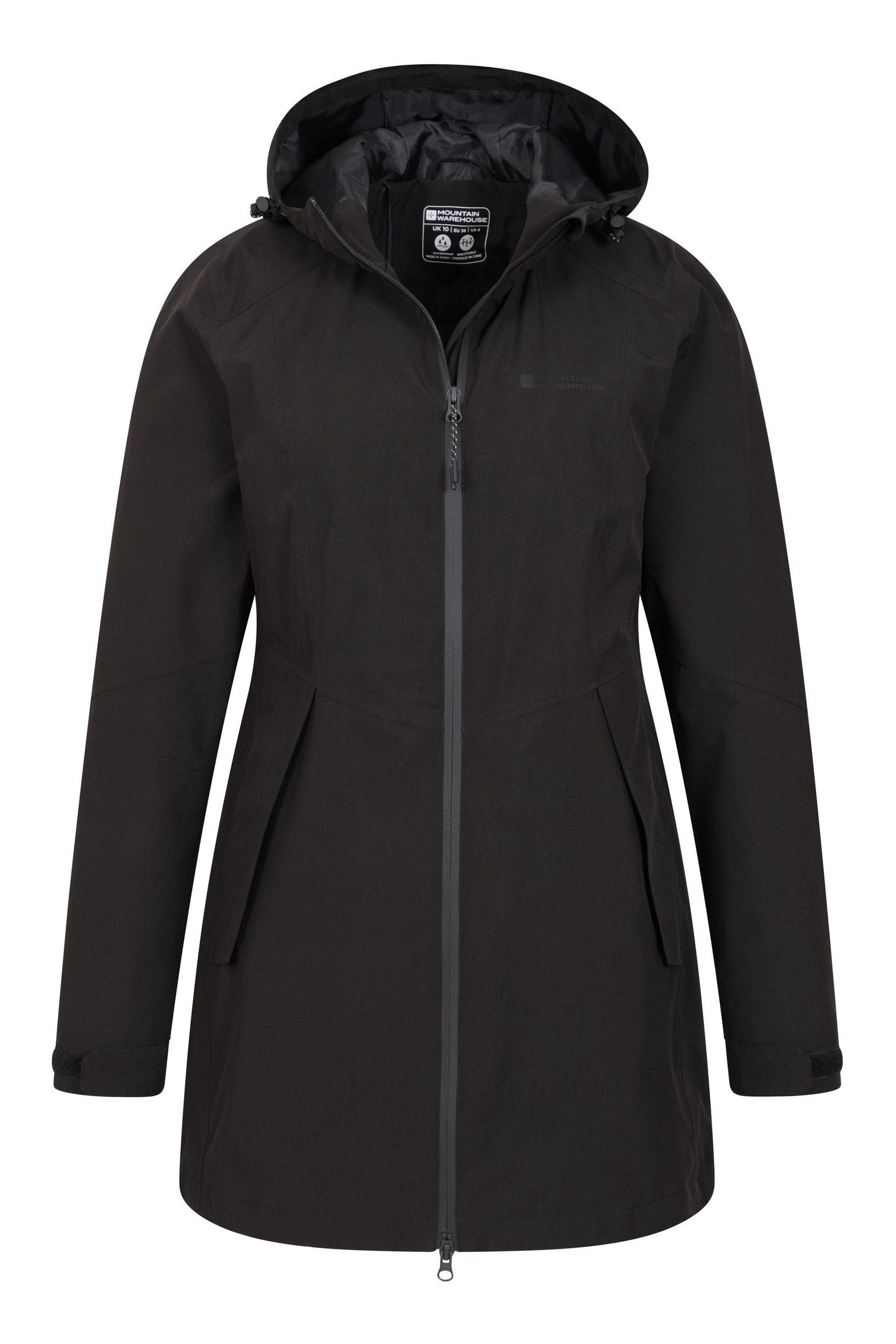 Buy Mountain Warehouse Black Womens Hilltop II Waterproof Jacket from Next Luxembourg