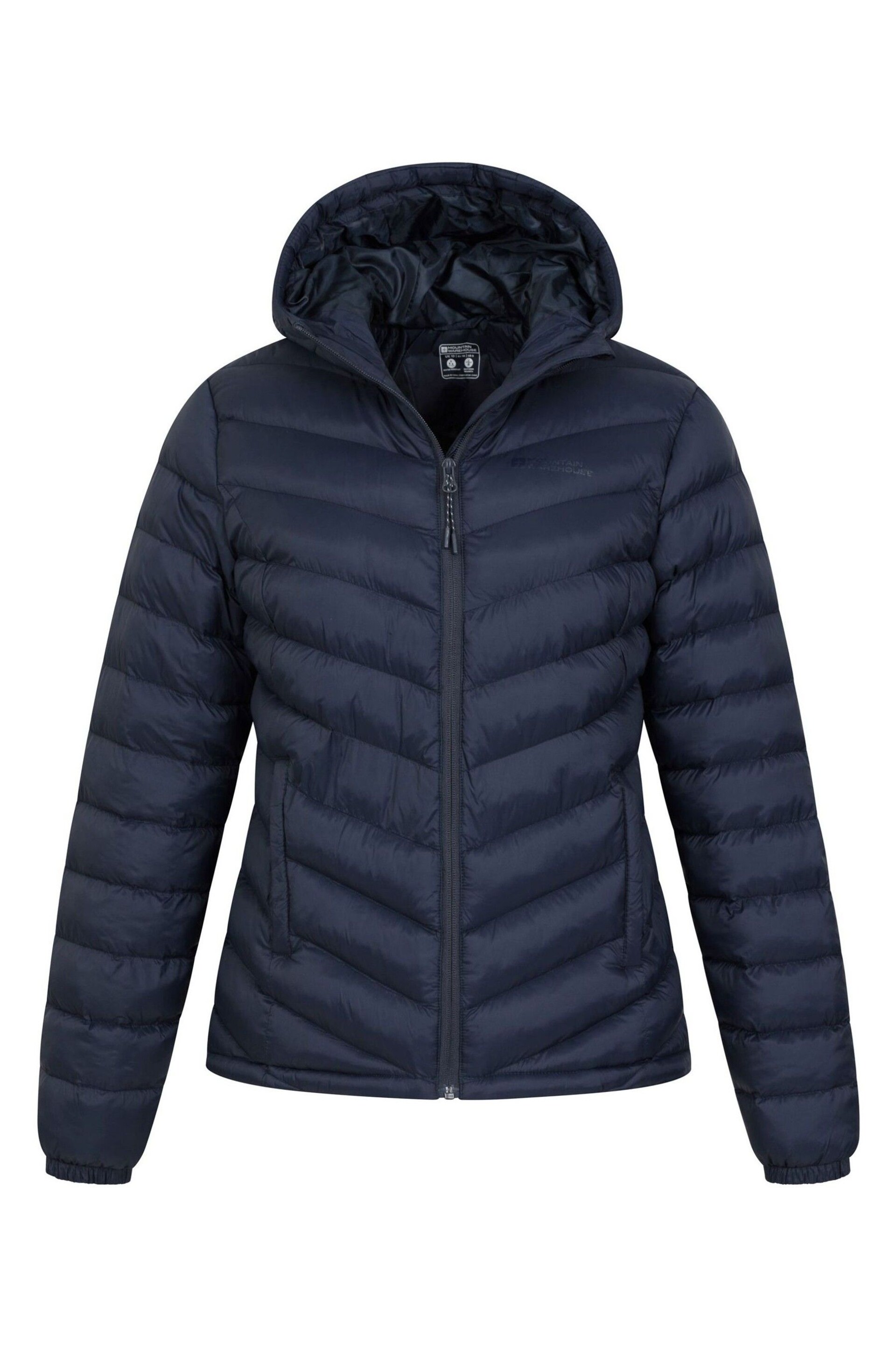 Mountain Warehouse Blue Womens Seasons Water Resistant Padded Jacket - Image 6 of 9