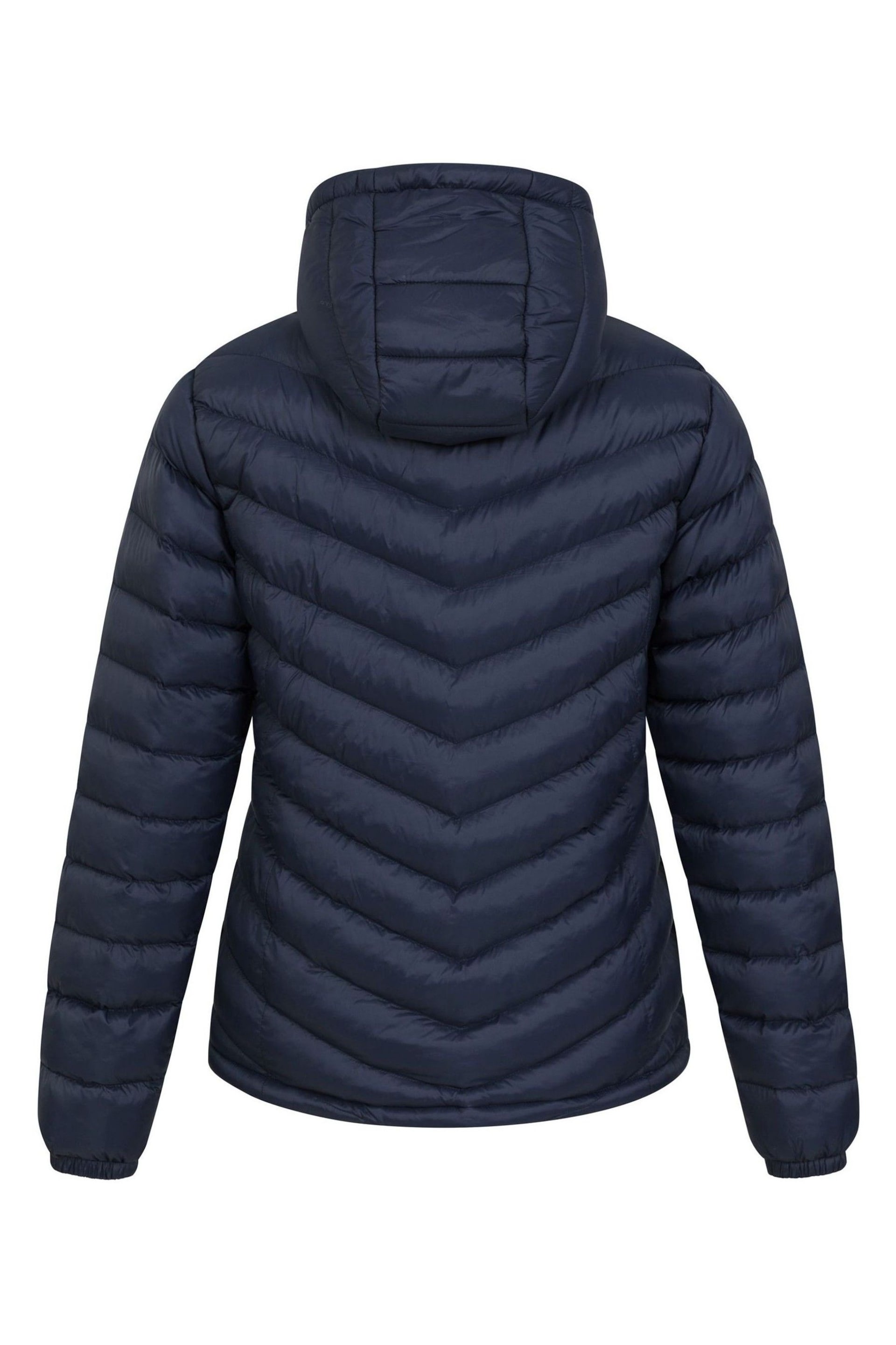 Mountain Warehouse Blue Womens Seasons Water Resistant Padded Jacket - Image 9 of 9