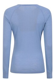 Mountain Warehouse Blue Womens Merino II Thermal Top - Image 2 of 3