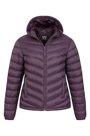 Mountain Warehouse Purple Womens Seasons Water Resistant Padded Jacket - Image 3 of 6