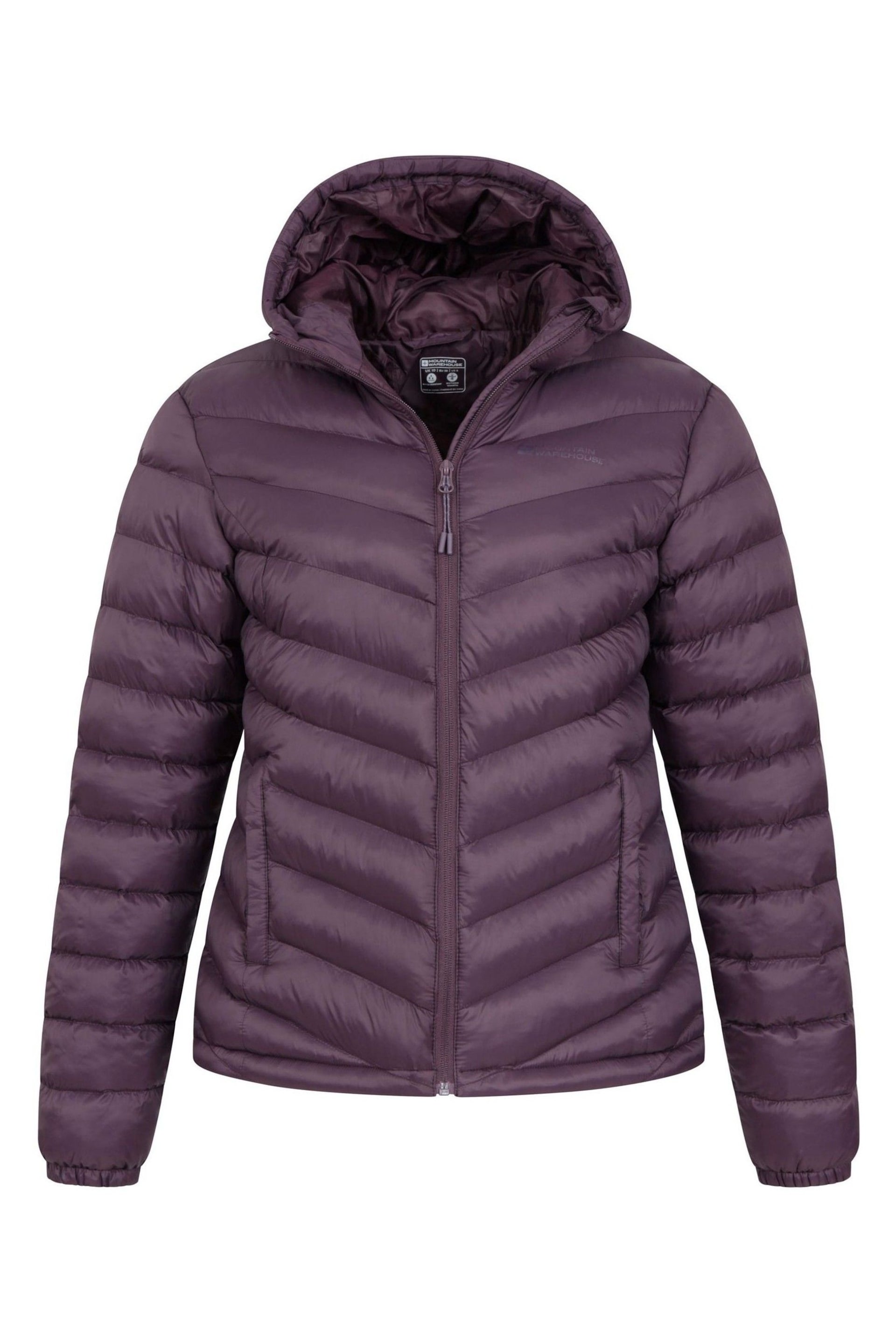 Mountain Warehouse Purple Womens Seasons Water Resistant Padded Jacket - Image 3 of 6