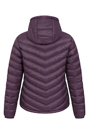 Mountain Warehouse Purple Womens Seasons Water Resistant Padded Jacket - Image 4 of 6