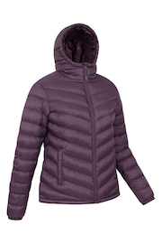 Mountain Warehouse Purple Womens Seasons Water Resistant Padded Jacket - Image 5 of 6