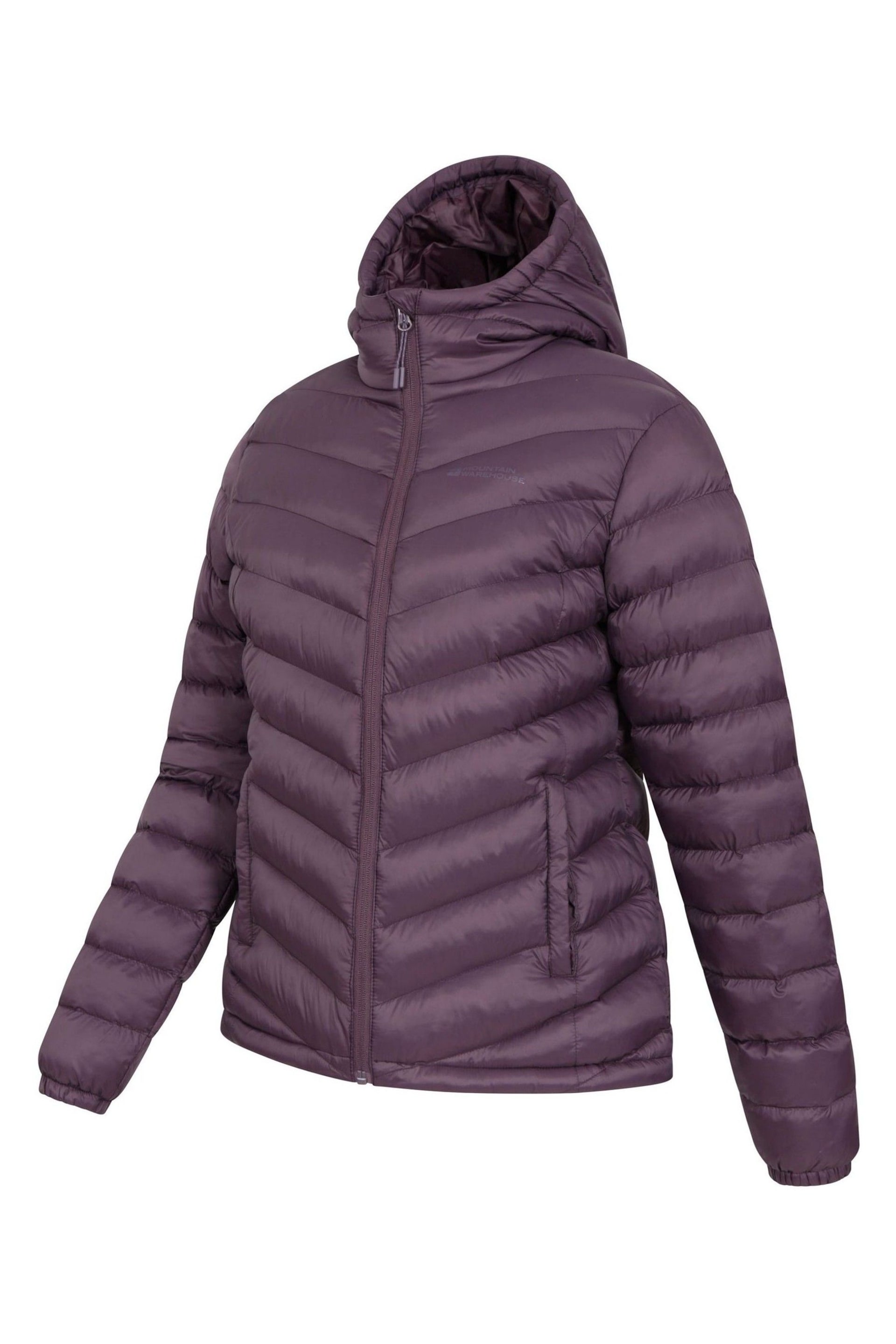 Mountain Warehouse Purple Womens Seasons Water Resistant Padded Jacket - Image 6 of 6