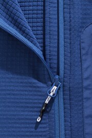 Mountain Warehouse Blue Womens Ultra Crevasse Water Resistant Hooded Fleece - Image 4 of 4