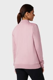 Callaway Apparel Ladies Golf Pink Lined Windstopper Full Zipped Sweater - Image 2 of 5