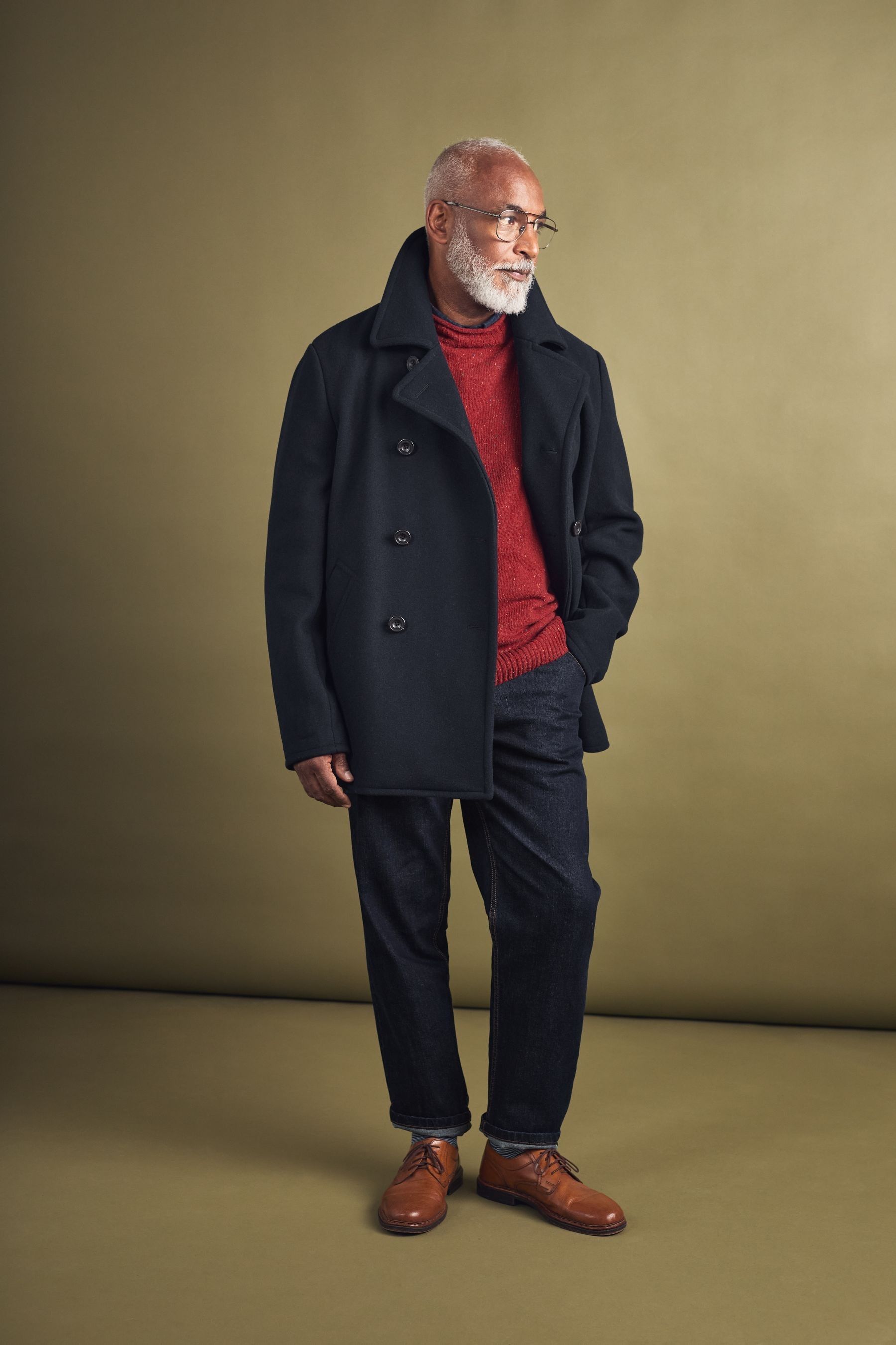 Buy Seasalt Cornwall Blue Channel Wool Blend Coat from the Next UK online shop