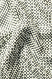 Charles Tyrwhitt Natural Circle Print Silk Pocket Square - Image 2 of 2