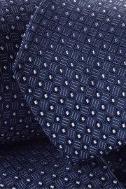 Charles Tyrwhitt Blue Semi Plain Silk Slim Tie - Image 2 of 2