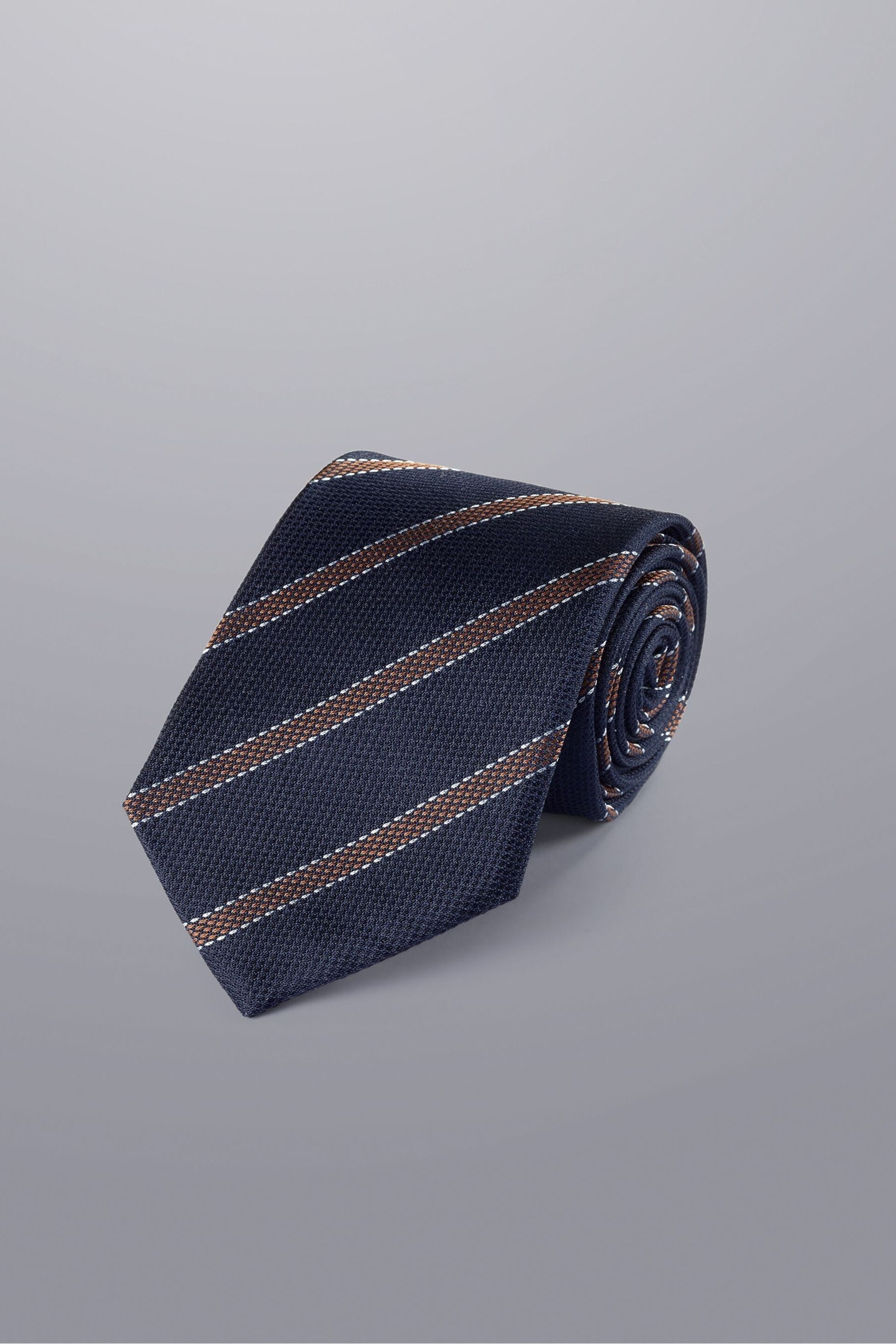 Charles Tyrwhitt Blue Silk Stripe Tie - Image 1 of 2