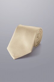 Charles Tyrwhitt Natural Silk Stain Resistant Tie - Image 1 of 2