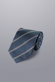 Charles Tyrwhitt Blue/Grey Silk Stripe Tie - Image 1 of 2